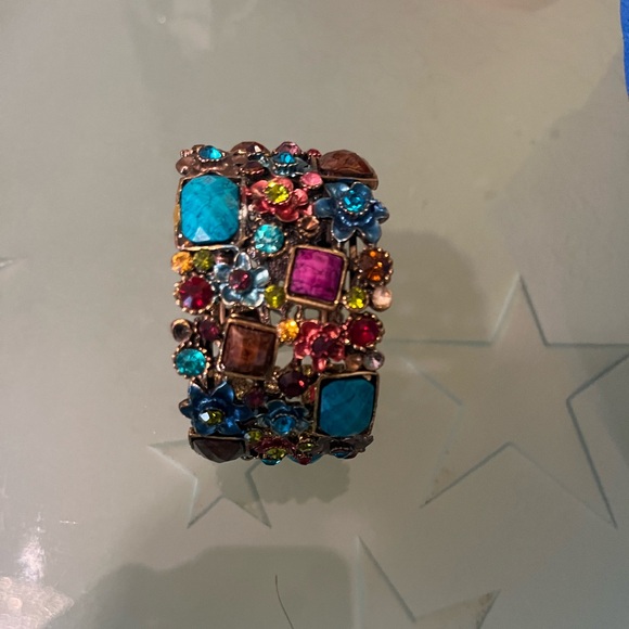 Beautiful cuff colourful bracelet - Picture 1 of 7